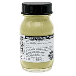 Schmincke Pigment - Bohemian Green Earth, 100 ml Jar back