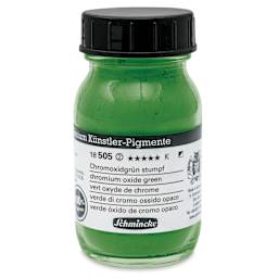 Schmincke Pigment - Chromium Oxide Green, 100 ml Jar
