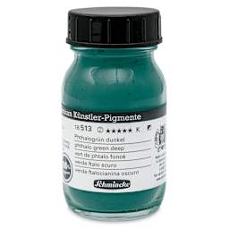 Schmincke Pigment - Phthalo Green Deep, 100 ml Jar