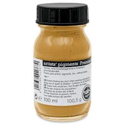 Schmincke Pigment - Raw Sienna, 100 ml Jar back