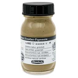 Schmincke Pigment - Raw Umber Greenish, 100 ml Jar