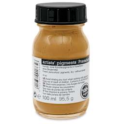 Schmincke Pigment - Gold Ochre, 100 ml Jar back