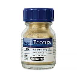 Schmincke Aqua Bronze Powder - Rich Pale Gold, 20 ml