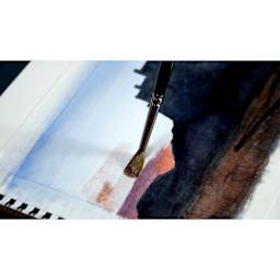 Schmincke Aqua Bronze Powder - Copper used for sunrise