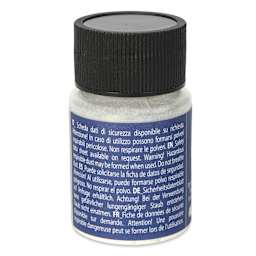 Fleur Powder Pigment - Pearly White (Metallic), 5 g back of bottle