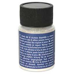 Fleur Powder Pigment - Pearly Pink (Metallic), 5 g side of bottle