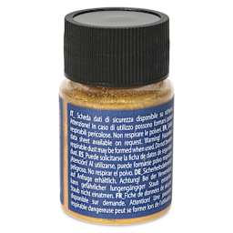 Fleur Powder Pigment - Red Sunset (Metallic), 5 g back of bottle