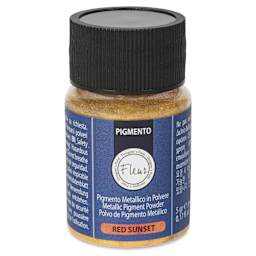 Fleur Powder Pigment - Red Sunset (Metallic), 5 g