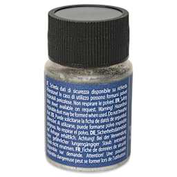 Fleur Powder Pigment - Silver (Metallic), 5 g back of bottle