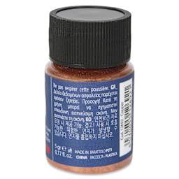 Fleur Powder Pigment - Copper (Metallic), 5 g side of bottle