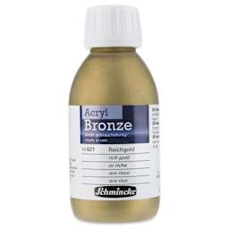 Schmincke Acrylic Bronze Paint - Rich Gold, 150 ml