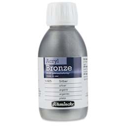Schmincke Acrylic Bronze Paint - Silver, 150 ml