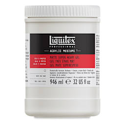 Liquitex Medium - Super Heavy Gel Medium, Matte, 32 oz jar