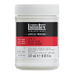 Liquitex Gel Medium - Satin, 8 oz bottle