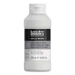Liquitex Acrylic Effects Metallic Medium - Silver, 237 ml, Bottle
