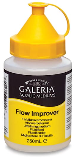 Winsor & Newton Galeria Flow Improver - Front of 250 ml Bottle 
