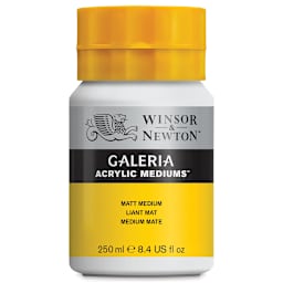 Winsor & Newton Galeria Polymer Mediums - Front of bottle of Matte Medium
