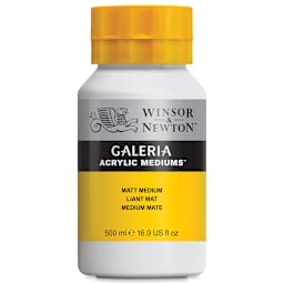 Winsor & Newton Galeria Acrylic Medium - Matte, 500 ml bottle