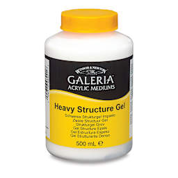Winsor & Newton Galeria Heavy Structure Gel - 500 ml bottle