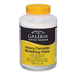 Winsor & Newton Galeria Heavy Carvable Modeling Paste - 500 ml bottle