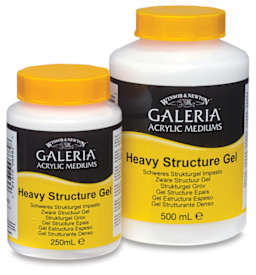 Winsor & Newton Galeria Structure Gel - 2 sizes of Heavy Structure Gel shown