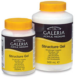 Winsor & Newton Galeria Structure Gel - 2 sizes of Regular Structure Gel shown