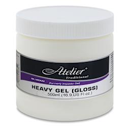 Chroma Atelier Heavy Gel - Front of 500 ml Gloss jar