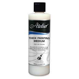 Chroma Atelier Medium - Front of 8 oz bottle of Thick Painting Medium