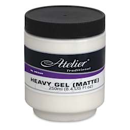 Chroma Atelier Heavy Gel - Front of 250 ml Matte Jar