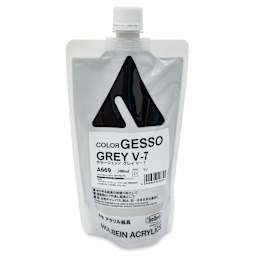 Holbein Acryla Gesso - Gray V-7, 300 ml pouch