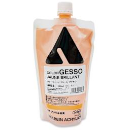 Holbein Acryla Gesso - Jaune Brilliant, 300 ml pouch