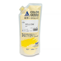 Holbein Acryla Gesso - Yellow, 300 ml pouch