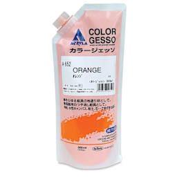 Holbein Acryla Gesso - Orange, 300 ml pouch