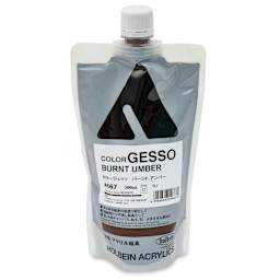 Holbein Acryla Gesso - Burnt Umber, 300 ml pouch