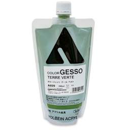 Holbein Acryla Gesso -  Terre Verte, 300 ml pouch