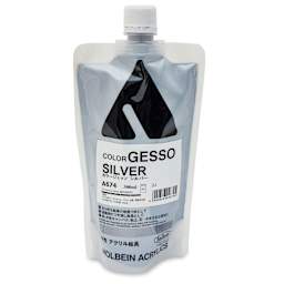 Holbein Acryla Gesso - Metallic Silver, 300 ml pouch