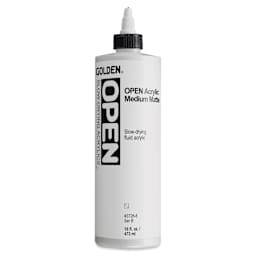 Golden Open Acrylic Medium - Matte, 16 oz jar