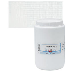 Old Holland New Masters Acrylic Gesso - White, 1 Liter and swatch