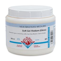 Old Holland New Masters Soft Gel Medium - Gloss, 500 ml jar
