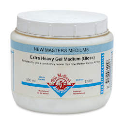 Old Holland New Masters High Build Gel Medium (No Filler) - Gloss, 500 ml jar