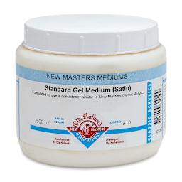 Old Holland New Masters Standard Gel Medium - Satin, 500 ml jar