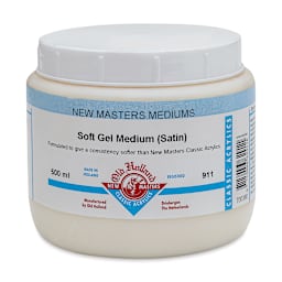 Old Holland New Masters Soft Gel Medium - Satin, 500 ml jar