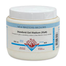 Old Holland New Masters Standard Gel Medium - Matte, 500 ml jar