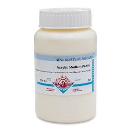 Old Holland New Masters Acrylic Medium - Satin, 500 ml jar