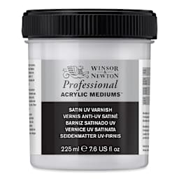 Winsor & Newton Artists' Acrylic UV Varnish - Satin, 237 ml jar