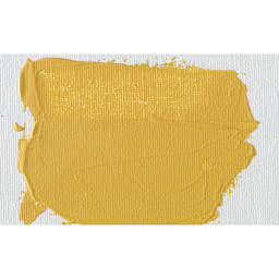 Winsor & Newton Artists' Acrylic Mediums - Example of Matte Medium on yellow paint swatch