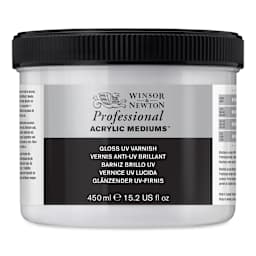 Winsor & Newton Artists' Acrylic UV Varnish - Gloss, 450 ml jar