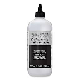 Winsor & Newton Artists' Acrylic Medium - Gloss, 500 ml bottle