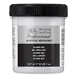 Winsor & Newton Artists' Acrylic Gel Medium - Gloss, 237 ml jar