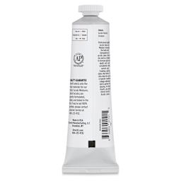 Utrecht Artists' Acrylic Gel Medium - Gloss Gel Medium, 2 oz tube back of tube